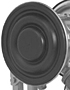 SaniForce HS PTFE.EDPM Overmolded Diaphragm