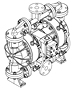 Product Image - S1F Design Level 3 Containment Duty Non-Metallic Ball Valve Pump